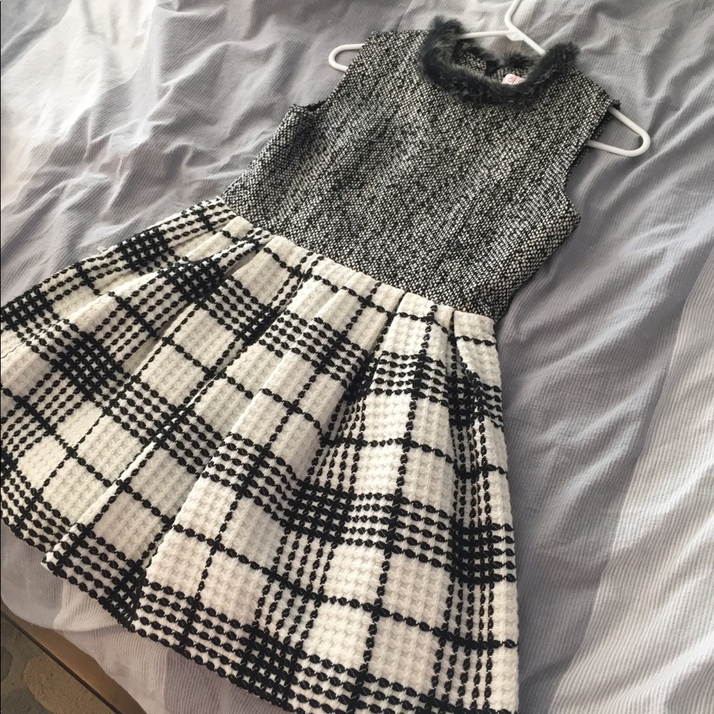 Black and white elegant dress